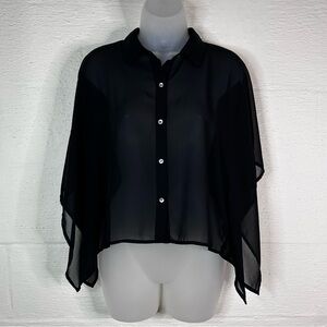Sheer goth top